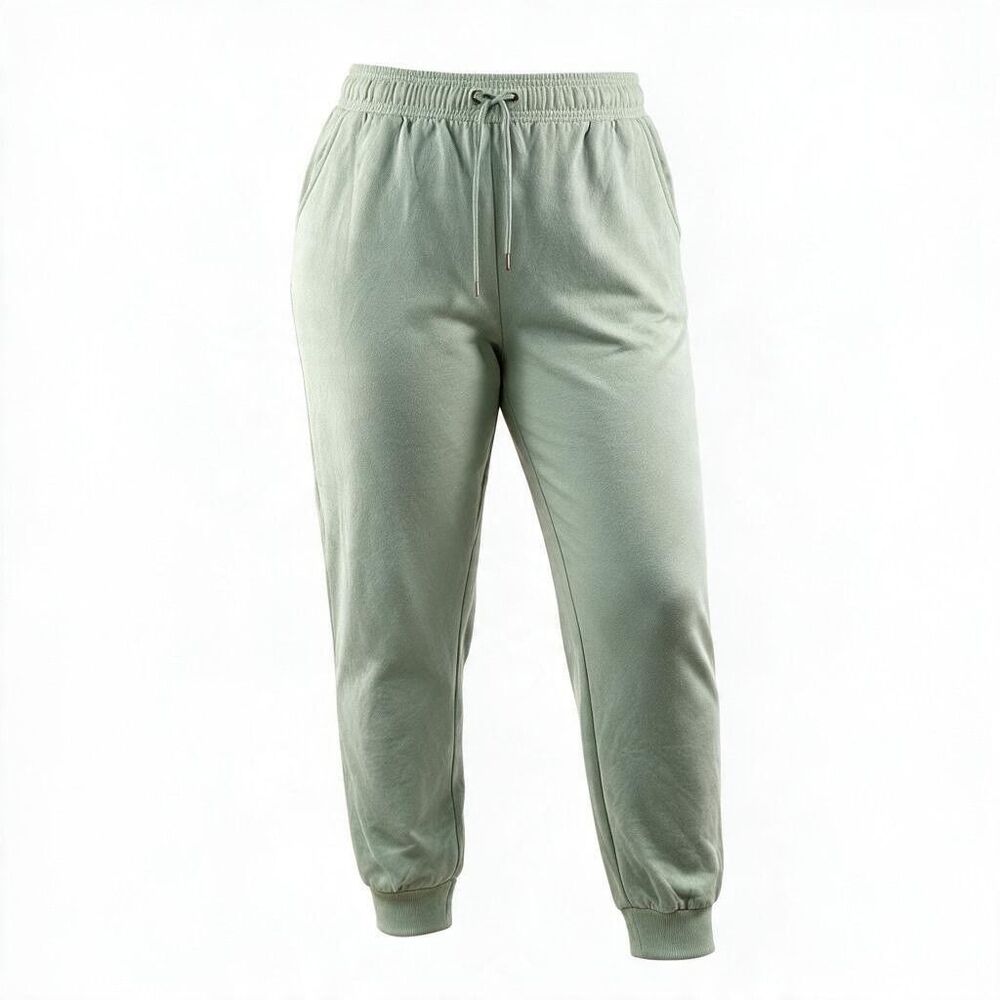 Auden Women's Fleece Jogger Pants Sage Green Sz XXL NWT